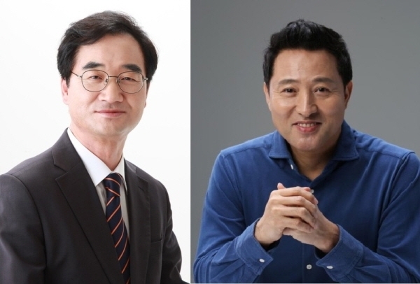 더불어민주당 예비후보 김상진 전 청와대 행정관(좌)과 자유한국당 예비후보 오세훈 전 서울시장(우). 사진=중앙선거관리위원회 선거통계시스템