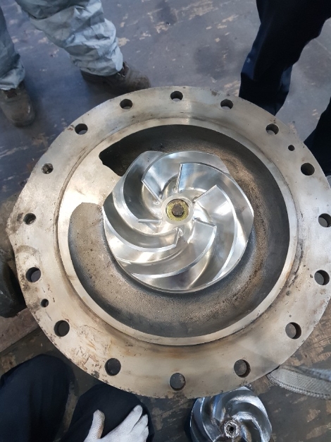 한국서부발전은 17일, 3D프린팅 기술로 제작된 국산 발전부품을 태안 및 평택발전본부에서 실제 장착하여 성능을 테스트하는 1차 현장실증행사를 성공적으로 완료했다. 사진=서부발전