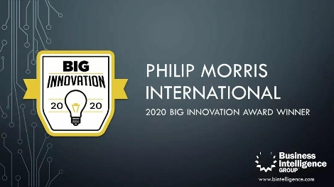 필립모리스의 인터내셔널 '2020 BIG Innovation Award' 수상 안내 이미지. 사진=한국필립모리스