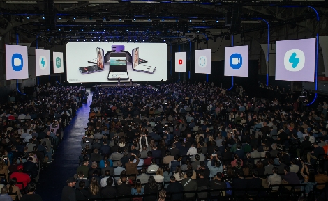 현지시간 11일 미국 샌프란시스코에서 진행된 '삼성 갤럭시 언팩 2020' 현장 스케치. 사진=삼성전자