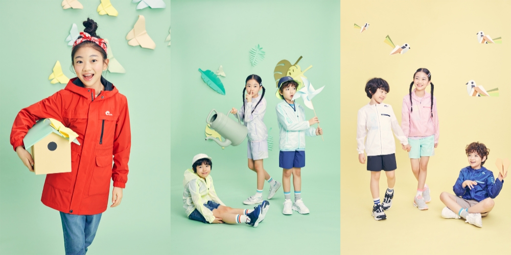 네파 키즈, 경쾌하고 싱그러움 담은 2020 봄 시즌 화보 공개