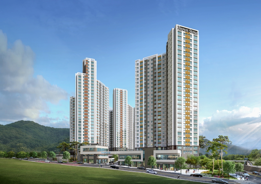 양산 물금 이수 브라운스톤 투시도.