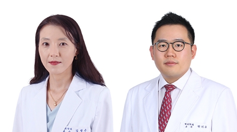 고려대학교 안암병원 핵의학과 김성은 교수(좌), 박기수 교수(우). 사진=고려대의료원