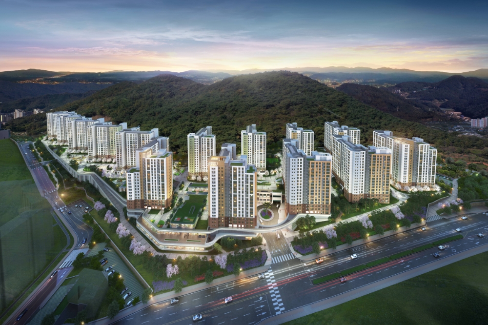 한양수자인 디에스티지 석경조감도.(사진=한양)