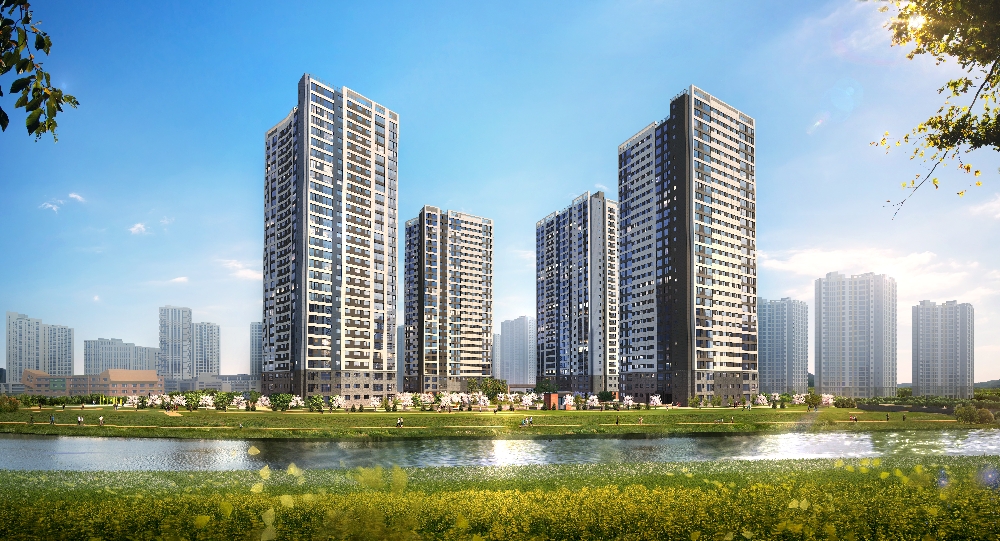 검단신도시 우미린 에코뷰 투시도.(사진=우미건설)