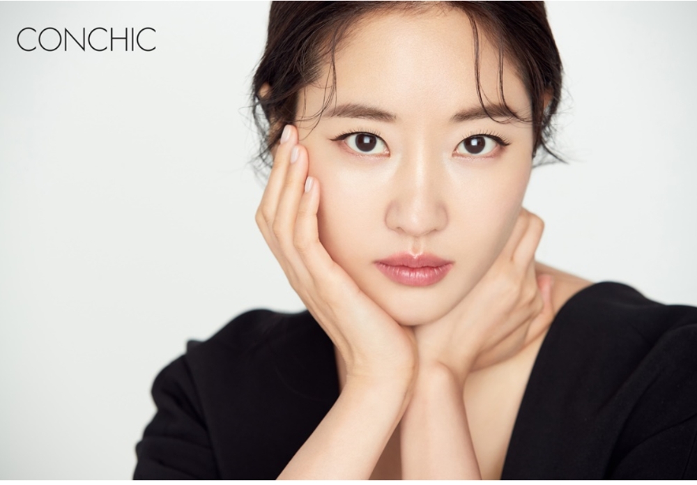 컨시크 브랜드 모델 김사랑.(사진=토니모리)