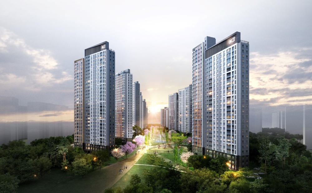 신동탄포레자이 투시도.(사진=GS건설)