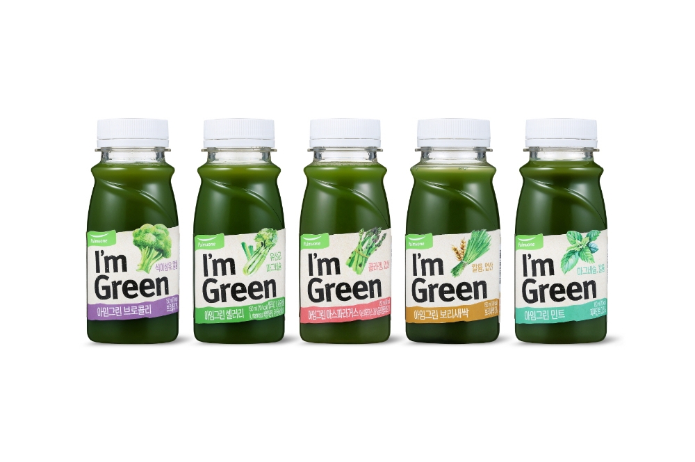 풀무원, 착즙 야채주스 ‘아임그린’ 5종 출시