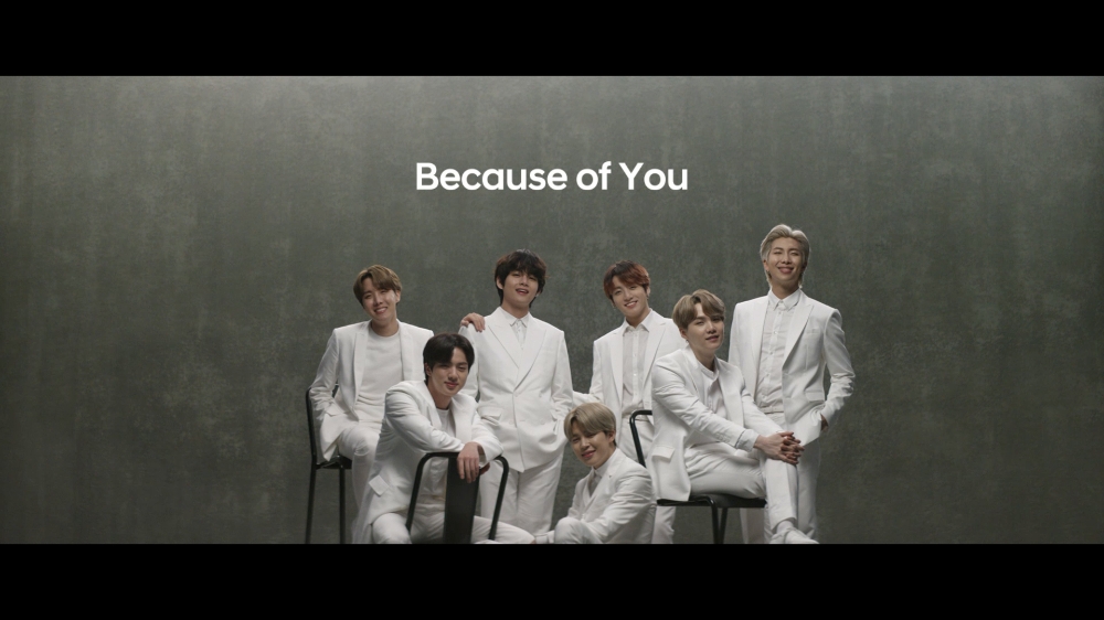 현대자동차가 지구의 날을 맞이해 공개한 방탄소년단과 함께하는 ‘글로벌 수소 캠페인’ 특별 영상의 장면.(사진=현대자동차)