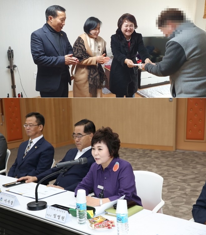 (사진위) 한국법무보호복지공단 울산지부 자원봉사자들이 1대1 결연을 맺은 주거지원 대상자에게 자립 지원 격려금을 전달하고 있다/ (사진아래)한국법무보호복지공단은 주거지원심사위원회를 구성하여 주거지원 대상자 선정과 관리 강화 등 체계적인 운영에 힘쓰고 있다(사진제공=한국법무보호복지공단)