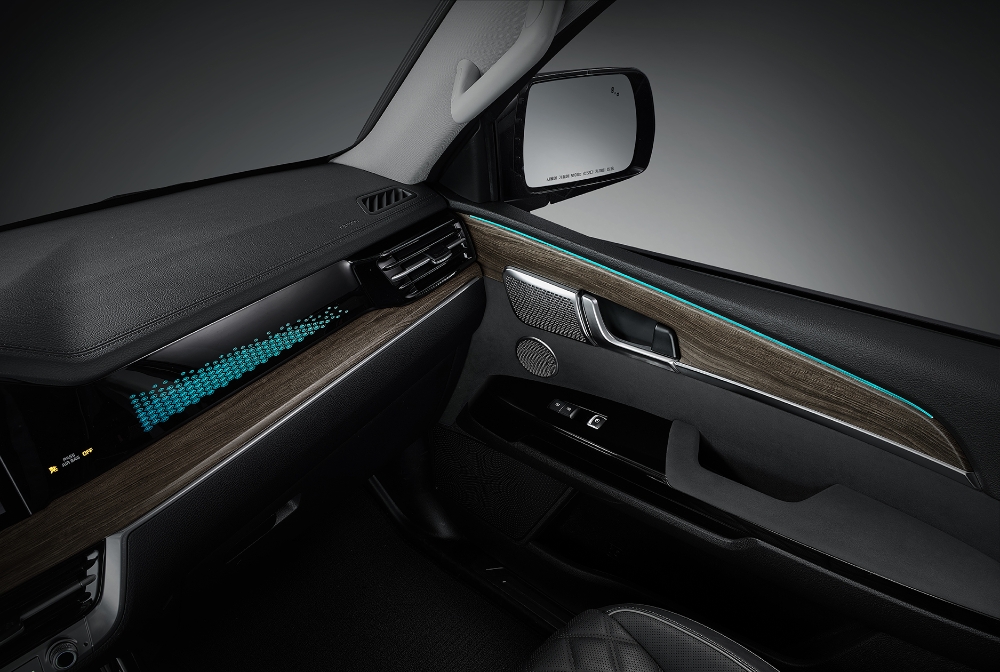 모하비 더 마스터 그래비티에 적용된 무드램프.(사진=기아자동차)