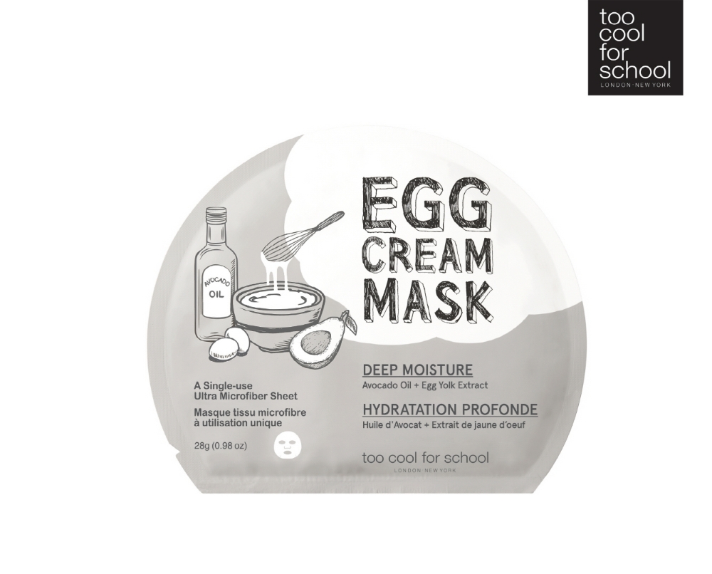 투쿨포스쿨, 에그 크림 마스크 신제품 ‘딥 모이스처’ 출시