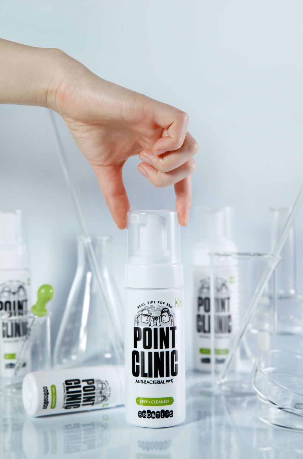 브로앤팁스, 남성 전용 청결제 '포인트 클리닉' 출시