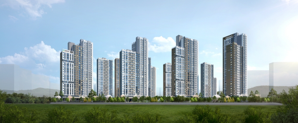 양주 옥정신도시 한신더휴 투시도.(사진=한신공영)