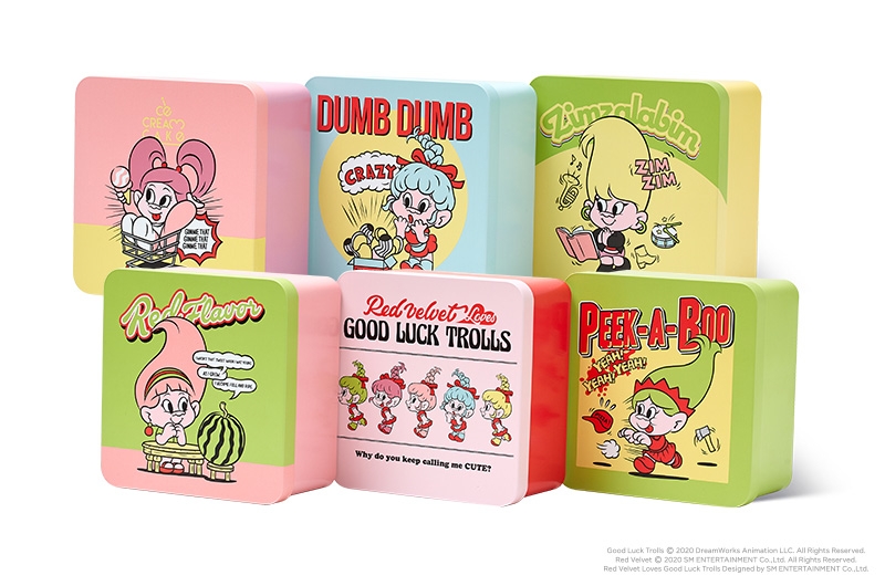 고려은단 레드벨벳 굿럭트롤 패키지.(사진=고려은단)