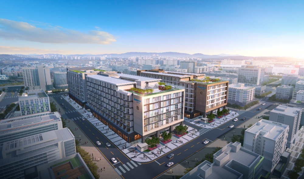 수원역 가온팰리스 전체투시도