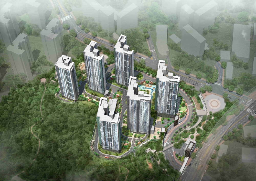 기흥 푸르지오 포레피스 조감도