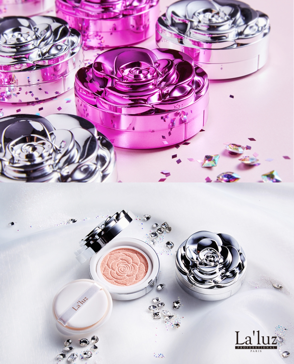 리더스코스메틱 ‘라루즈 르블랑 톤업쿠션(로지터치)’ NS홈쇼핑 런칭