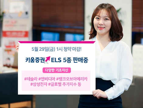 키움증권이 판매중인 ELS 5종 안내 이미지. 사진=키움증권