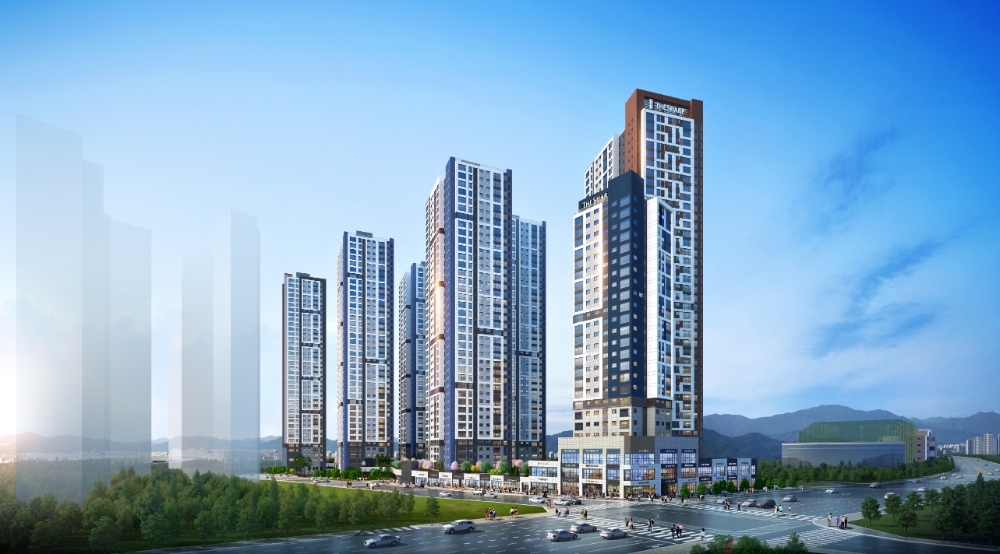 더샵 광주포레스트 투시도.(사진=포스코건설)