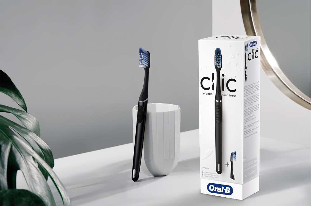 오랄-비, 프리미엄 칫솔 ‘클릭(Clic)’ 출시