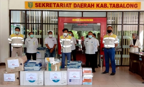 동서발전, 인도네시아에 코로나19 방역 물품 지원