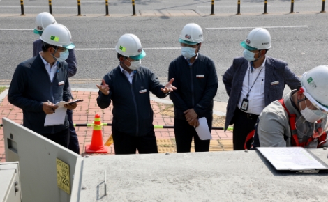한전KDN, CEO가 참여하는 노사합동 안전점검 시행
