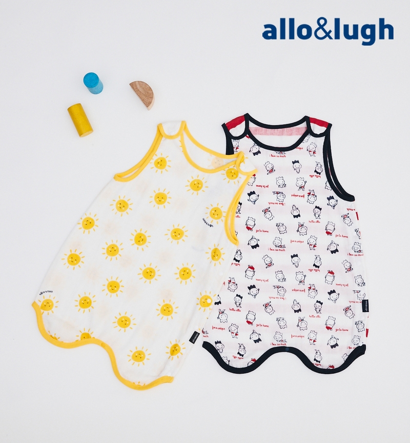 알로앤루 (좌) ’빅썬 거즈 수면 조끼’, (우) ‘유니크 거즈 수면 조끼’