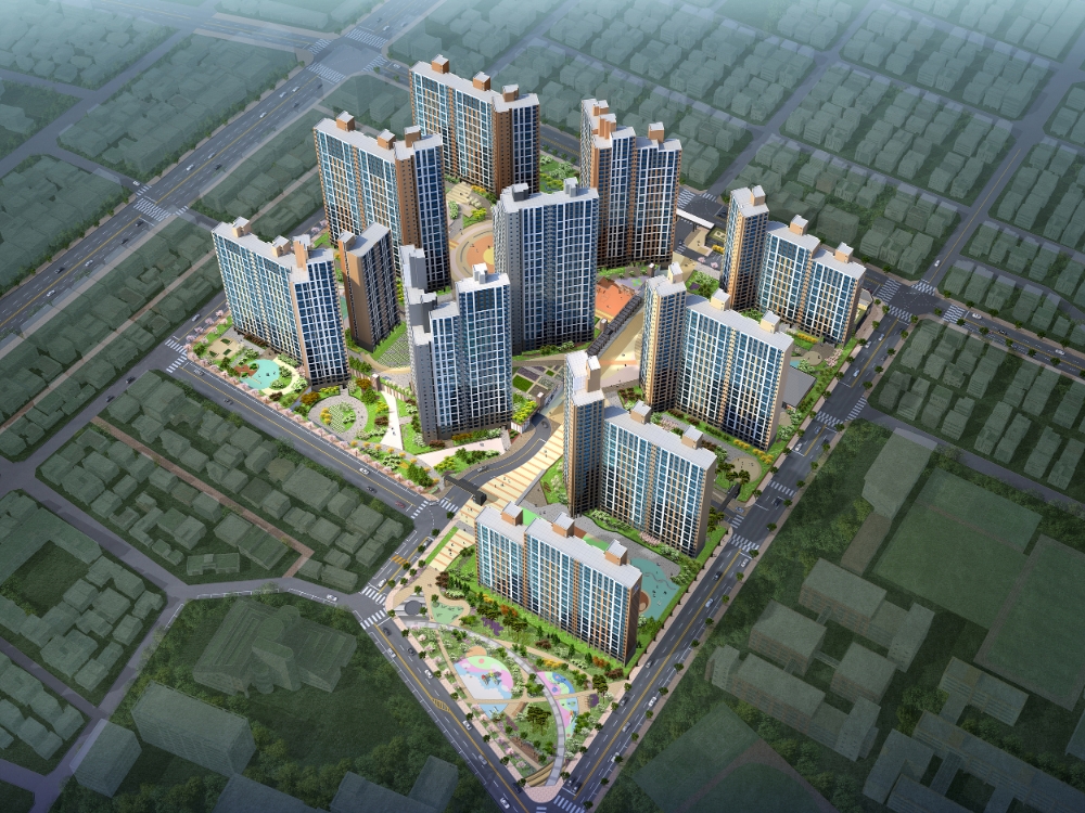 서대구역 반도유보라 센텀 조감도.(사진=반도건설)