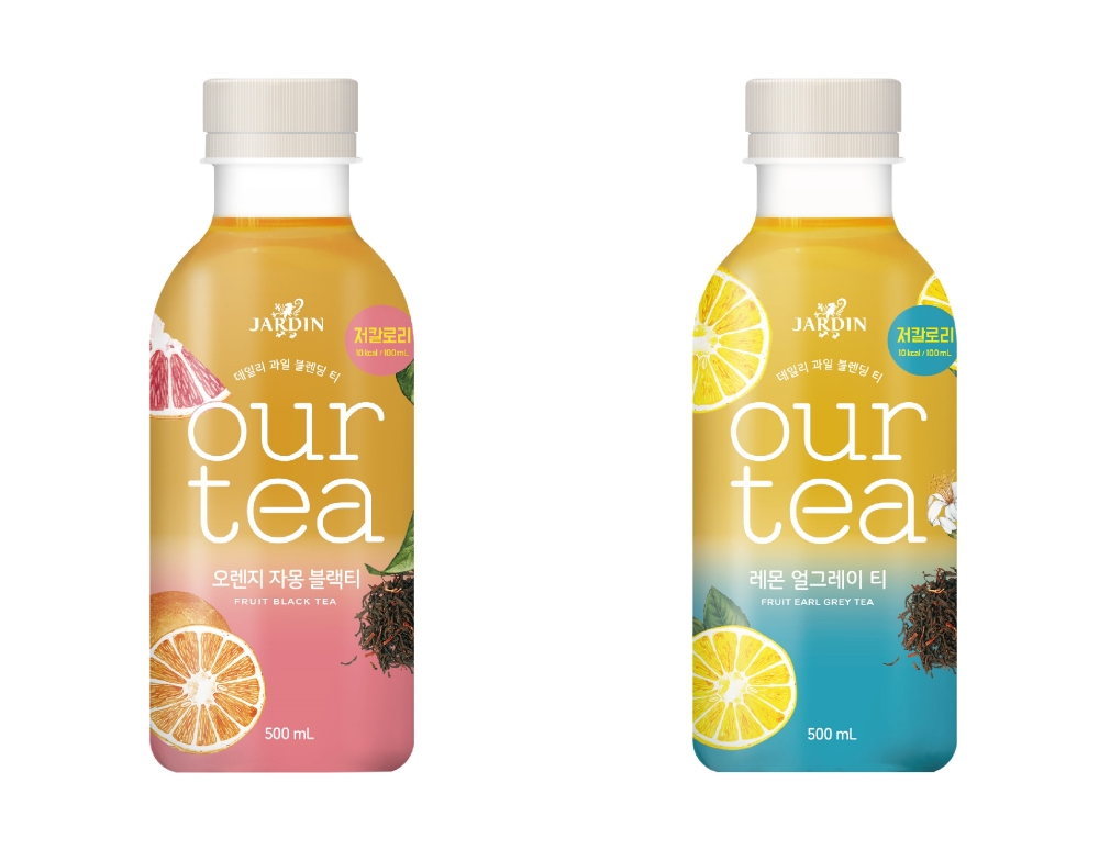 쟈뎅,과일 블렌딩티 ‘아워티’ 500ml 2종 리뉴얼 출시