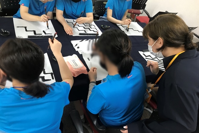 미술치료수업 모습.(사진제공=안양소년원)