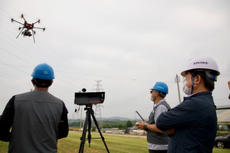 한전KDN, 드론 ․ ICT활용 사업현장 안전점검 시행