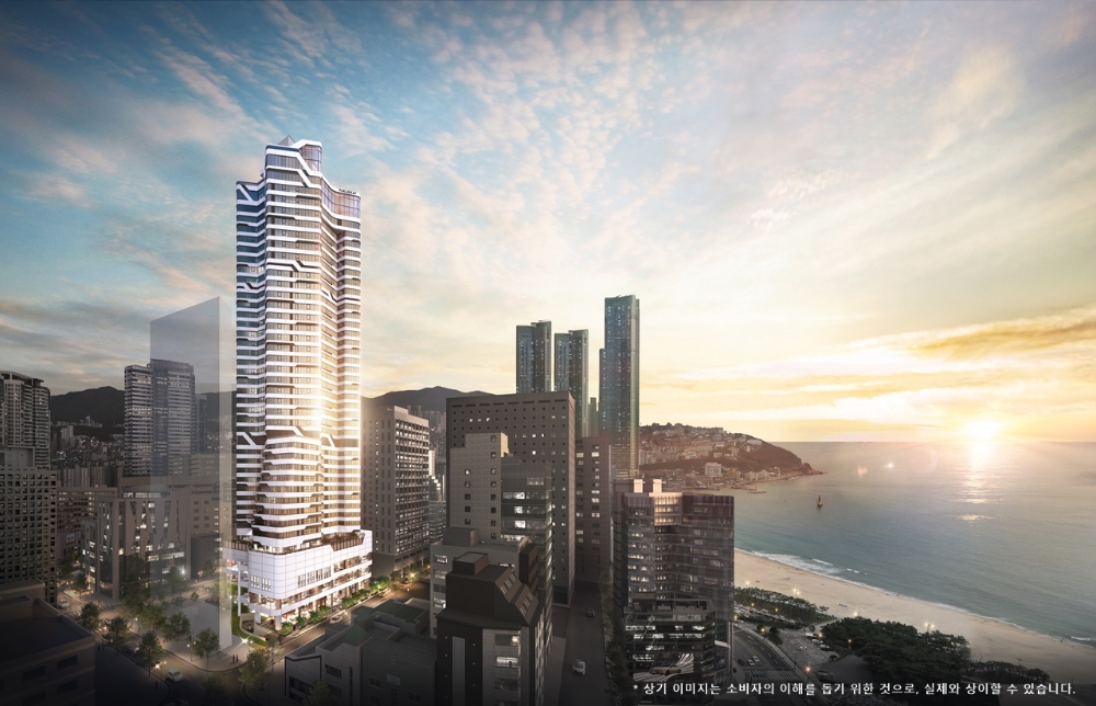 빌리브 패러그라프 해운대 투시도.