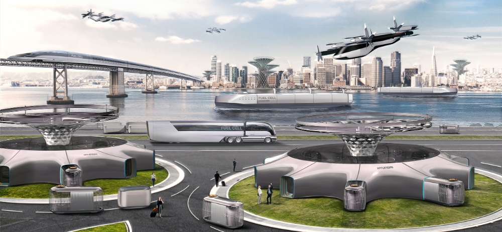 현대차그룹이 추구하는 수소 사회 비전을 담은 이미지.(사진=현대자동차)