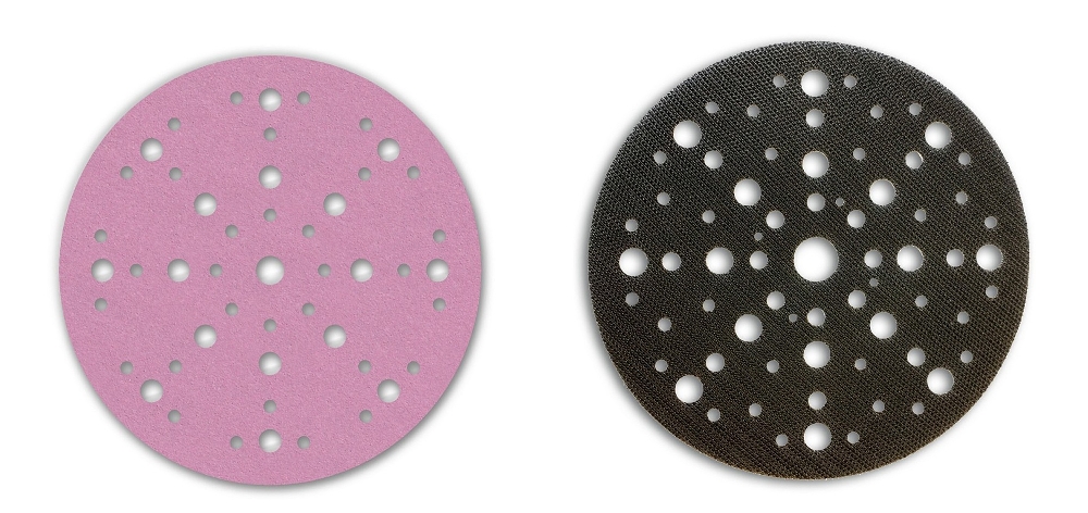 샌드페이퍼 및 중간보호패드.(사진=보쉬 전동공구)