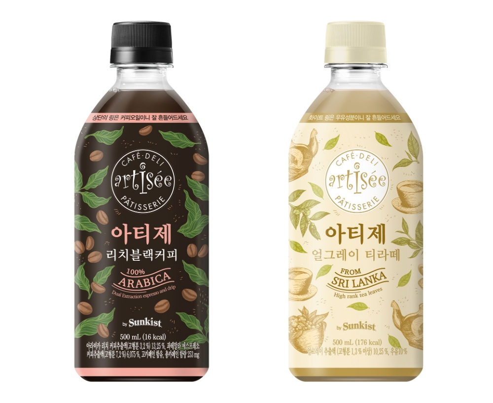 해태htb, 리치블랙커피·얼그레이 티라떼 출시