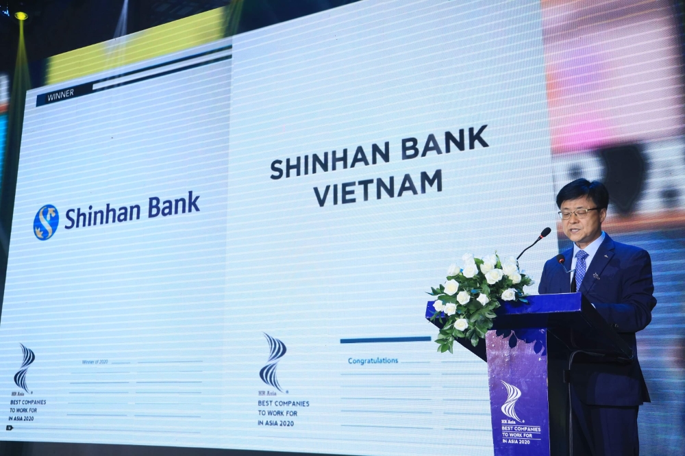 신한베트남은행, HR Asia 선정 2020 가장 일하기 좋은 기업상 수상