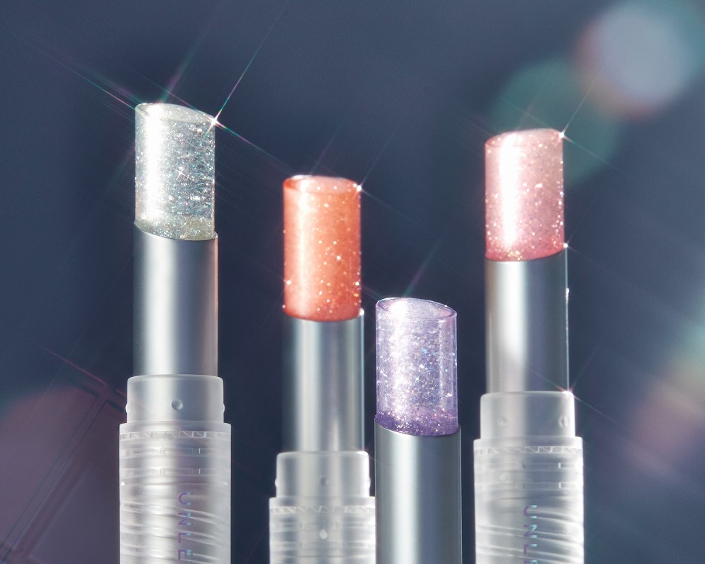 비건 글리터 코스메틱 브랜드 언리시아, 글리터리 웨이브 립 밤 신규 컬러. (사진=포도컴)