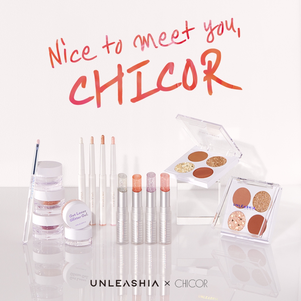 비건 글리터 코스메틱 브랜드 언리시아, 뷰티 편집숍 시코르 온오프라인 입점 이미지. (사진=포도컴)