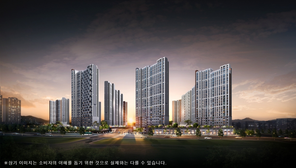 e편한세상 지제역 투시도.(사진=대림건설)