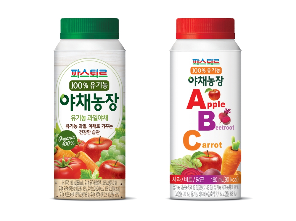 롯데푸드 파스퇴르, ‘100% 유기농 야채농장 ABC주스’ 출시