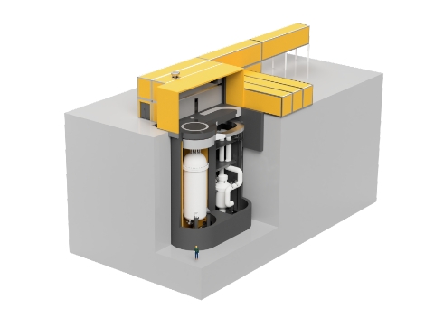 미국 USNC사가 개발중인 초소형모듈원자로(MMR) 개념도. 사진=원자력연구원
