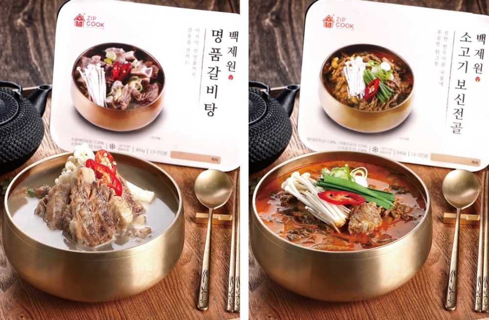 디딤, 백제원 메뉴 활용한 국탕류 RMR 제품 출시