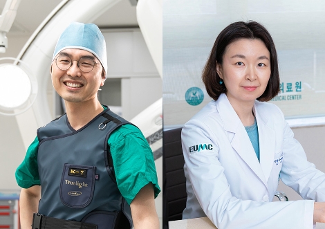이대서울병원 순환기내과 신상훈 교수(좌),   이대목동병원 순환기내과 강인숙 교수(우). 사진=이화의료원