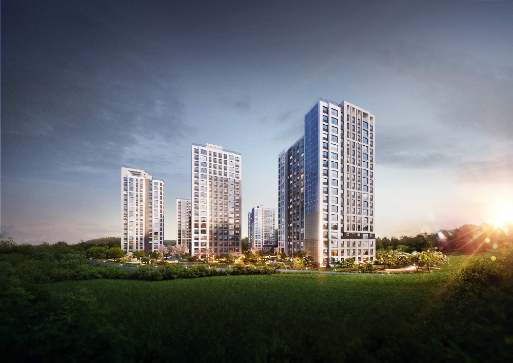 e편한세상 남양뉴타운 투시도.(사진=대림산업)