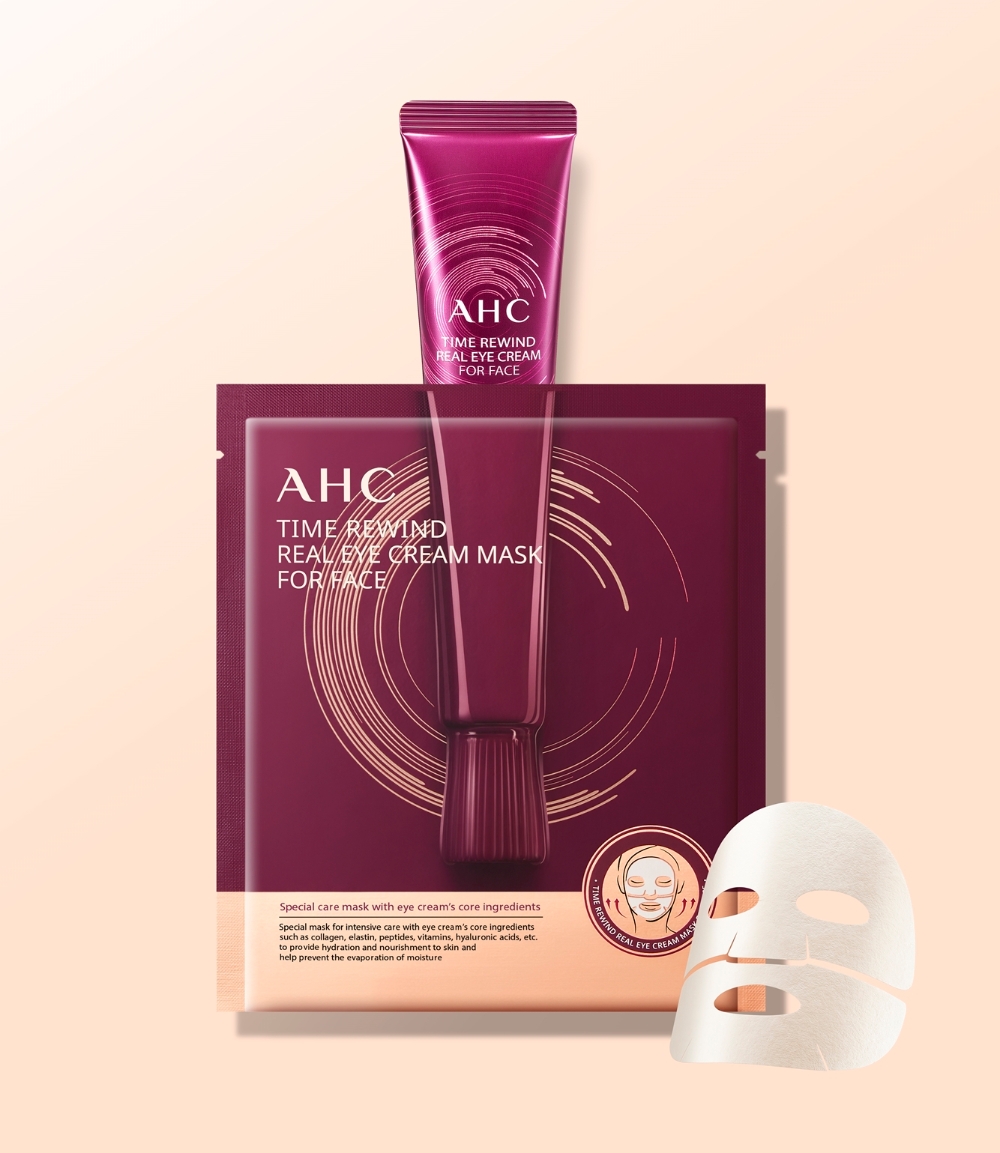 AHC, ‘타임 리와인드 리얼 아이크림 마스크 포 페이스’ 출시