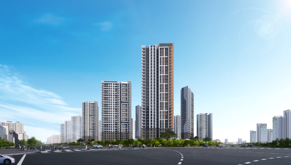 고덕신도시 제일풍경채 3차 센텀 투시도