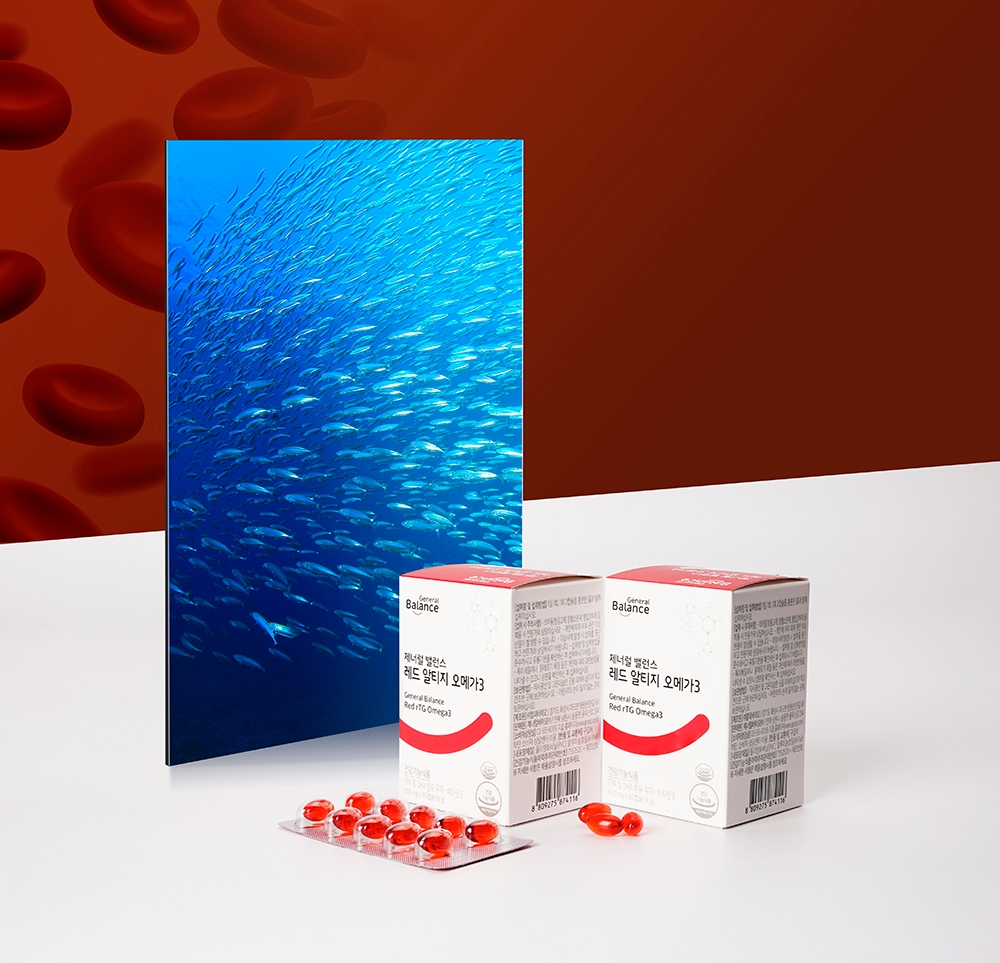지쿱, ‘제너럴 밸런스 레드 알티지(rTG) 오메가3’ 출시