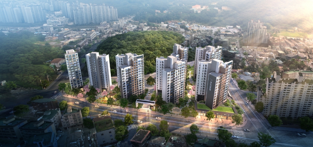 고양동1-2구역 재개발 조감도.(사진=쌍용건설)