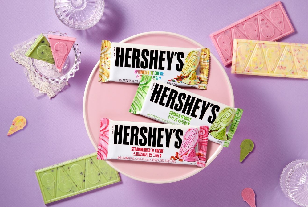 허쉬, 아이스크림 모양 초콜릿 3종 선보여
